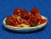 DI03B - Spaghetti w/Meatballs & Italian Bread (half-inch)