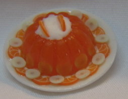 HO50 - Banana Orange gelatin mold with fruit